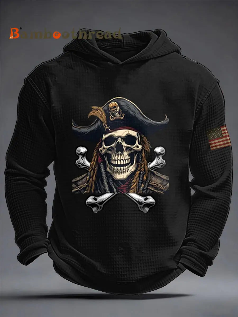 Men’s Gasparilla Pirate Festival Waffle Hoodie Black / S