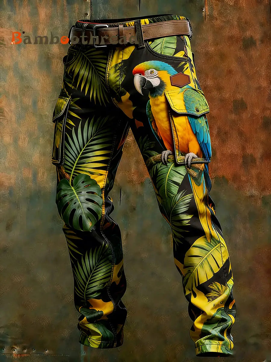 Men’s Retro Business Style Casual Work Trousers