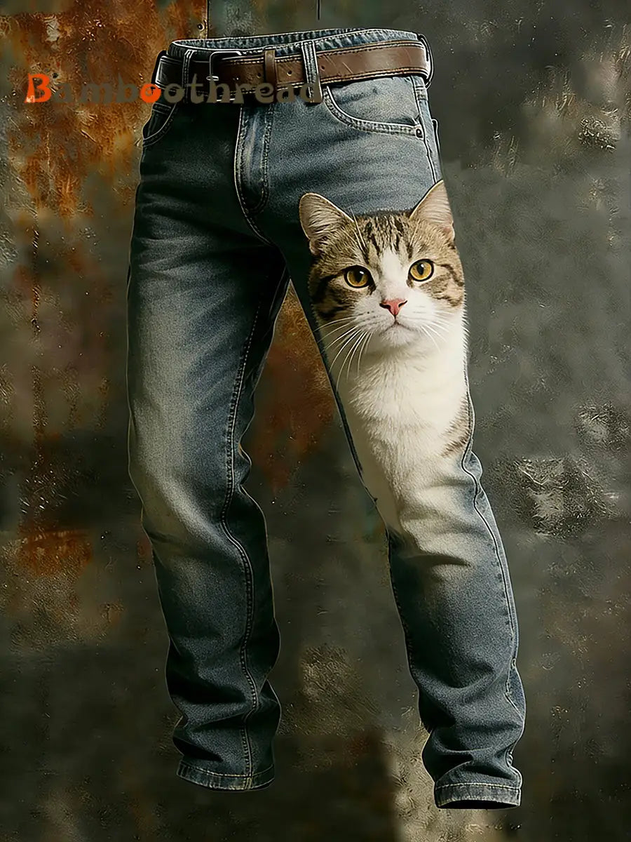 Men’s Retro Business Style Casual Work Trousers A / S