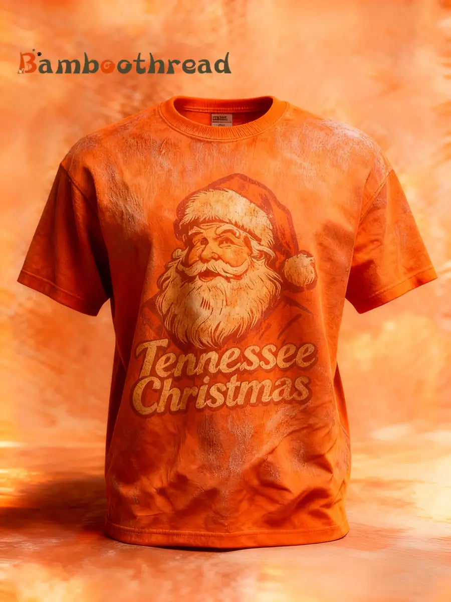 Men’s Tennessee Christmas T-shirt Orange / S