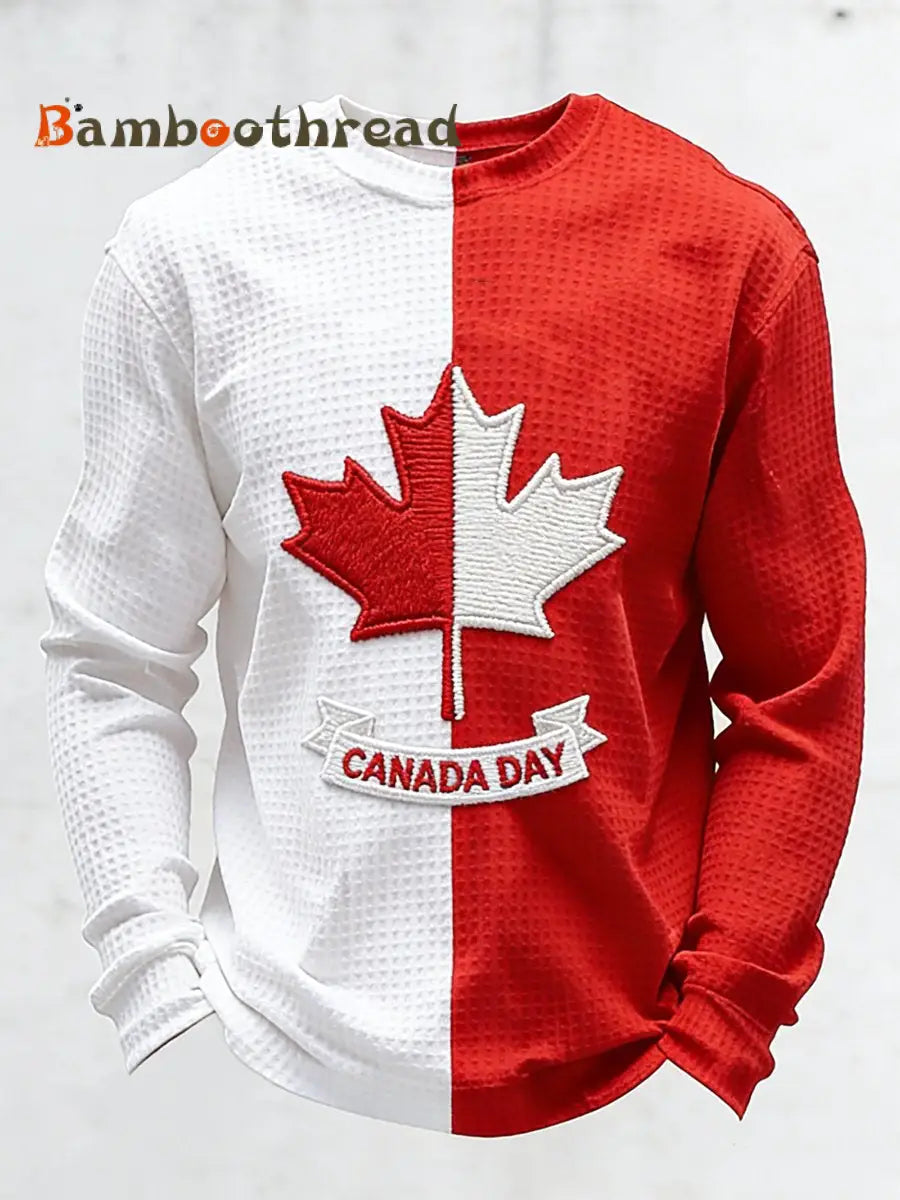 Men’s Vintage Canadian Hockey T-shirt Red / S