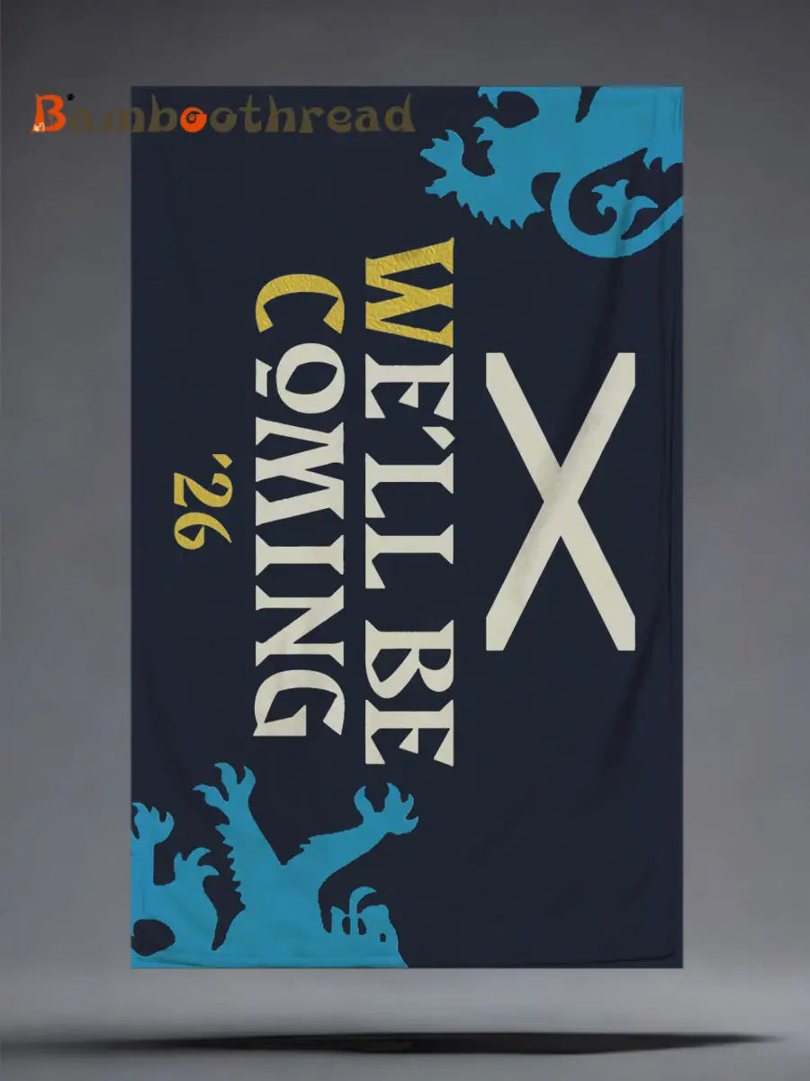 Scotland Football Lover Printed Sports Towel Navy Blue / ONE