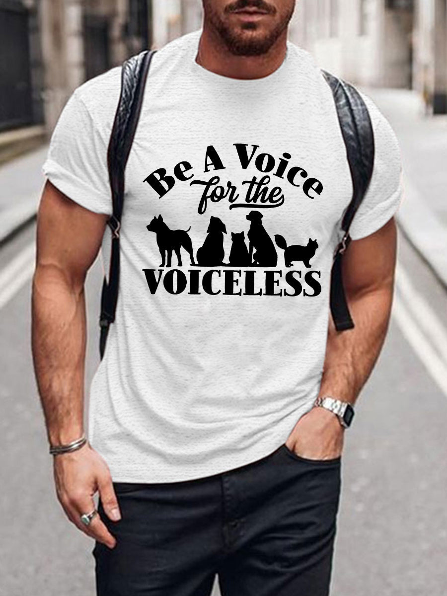Men's Voice for the Voiceless T-shirt