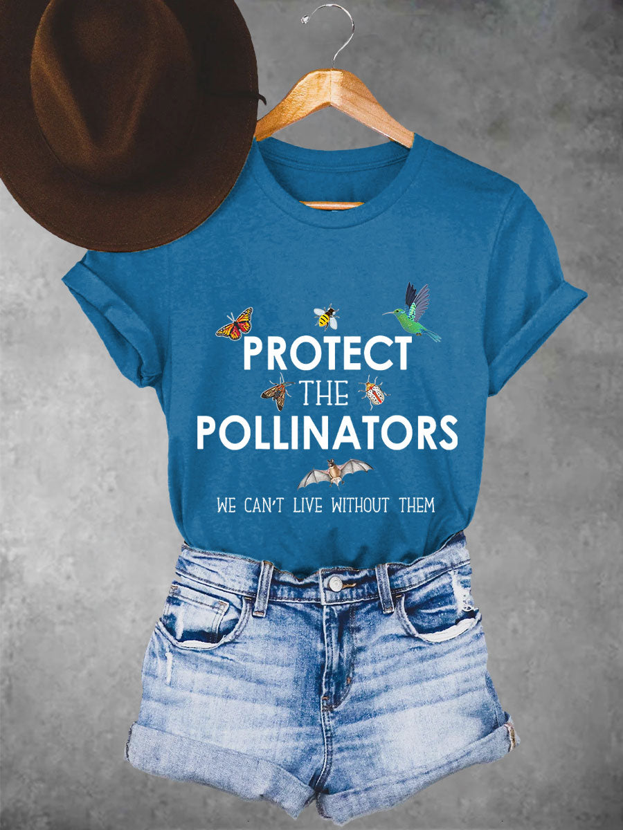 Women's Protect the pollinators we can't live without them T-shirts