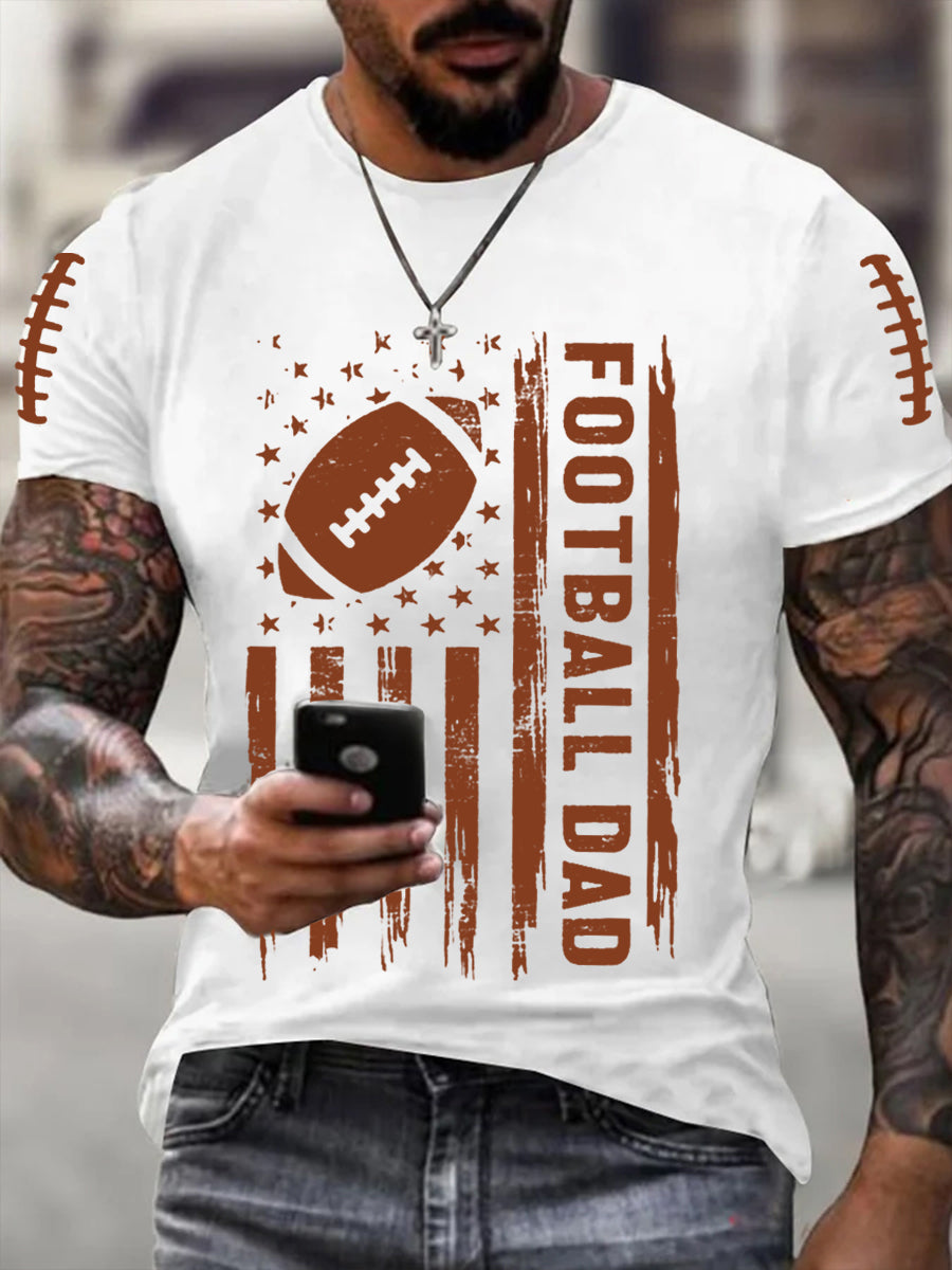 Men's Football Fans Gameday Casual Tee