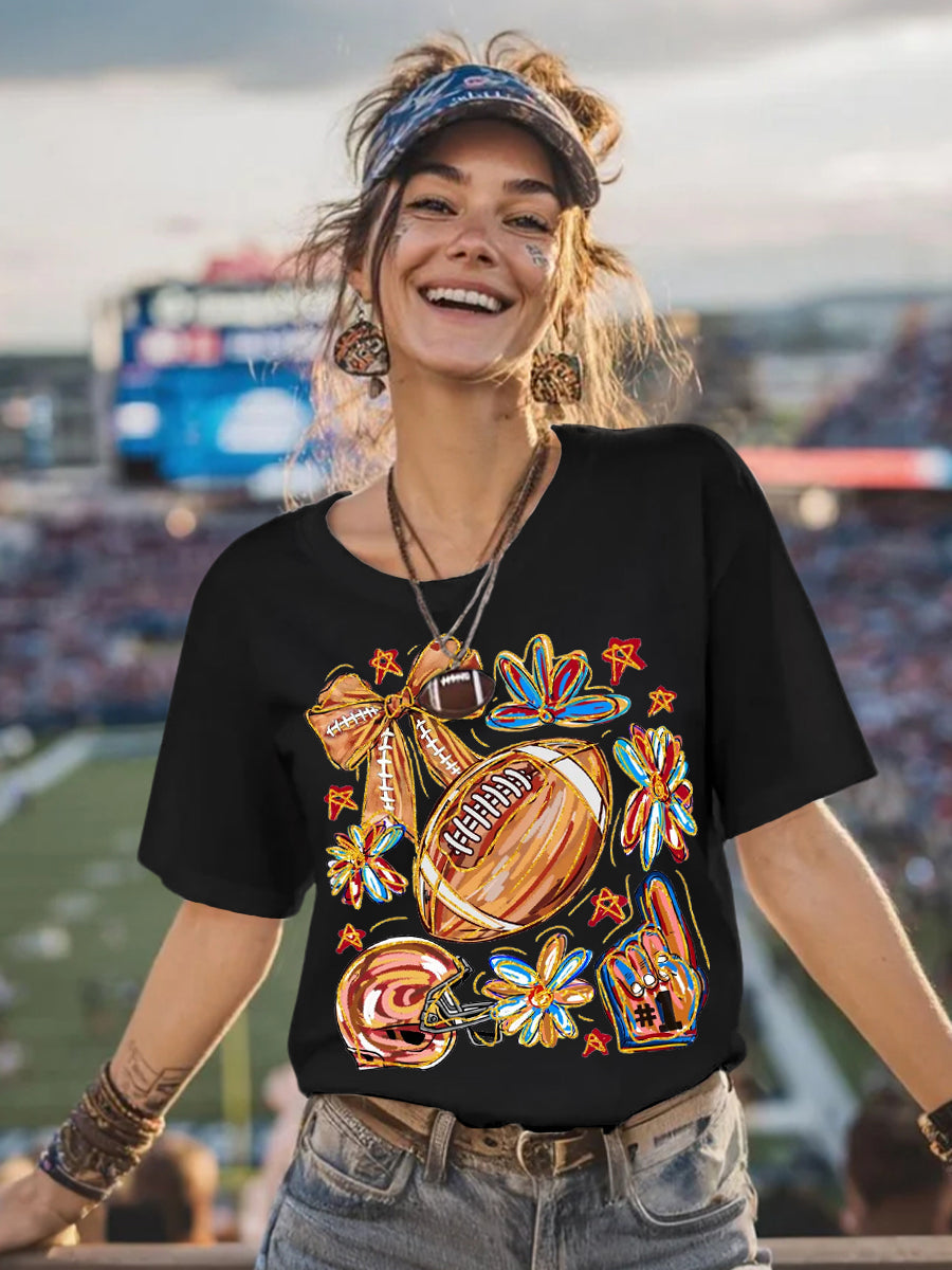 Women's Football Fans Gameday Casual Tee