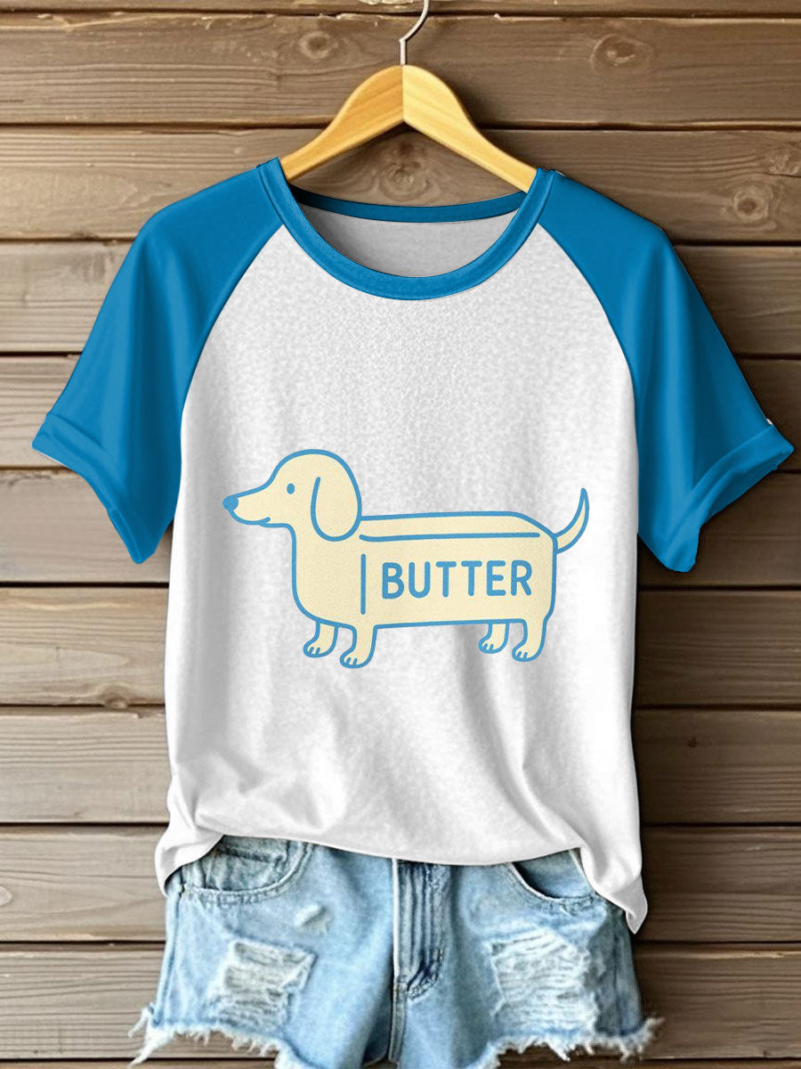 Women's Butter Dachshund T-shirts