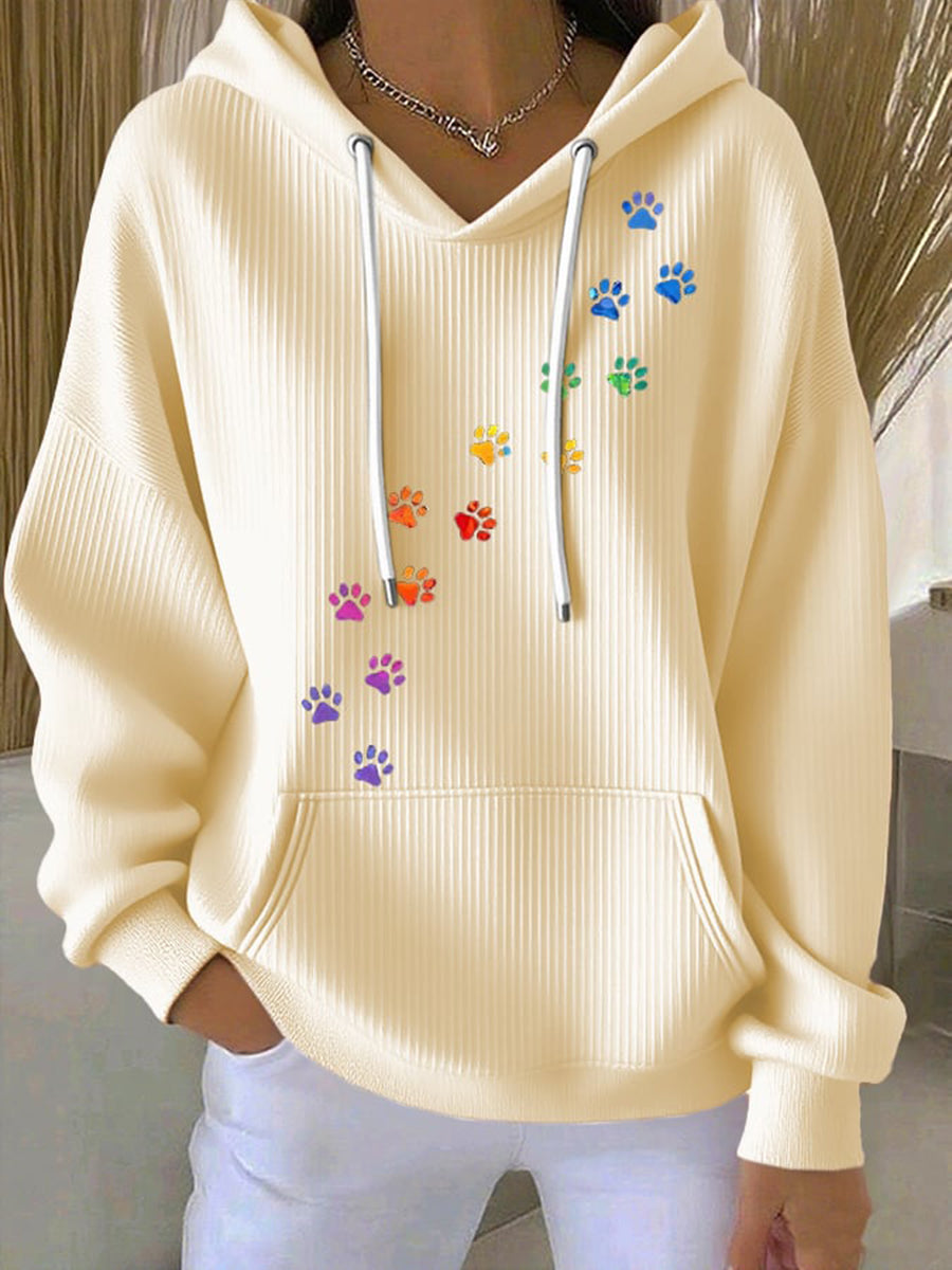 Women's dog claw hoodie