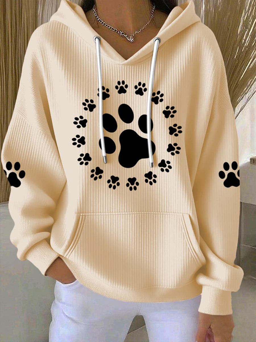 Women's Cute Dog Paws Hoodie