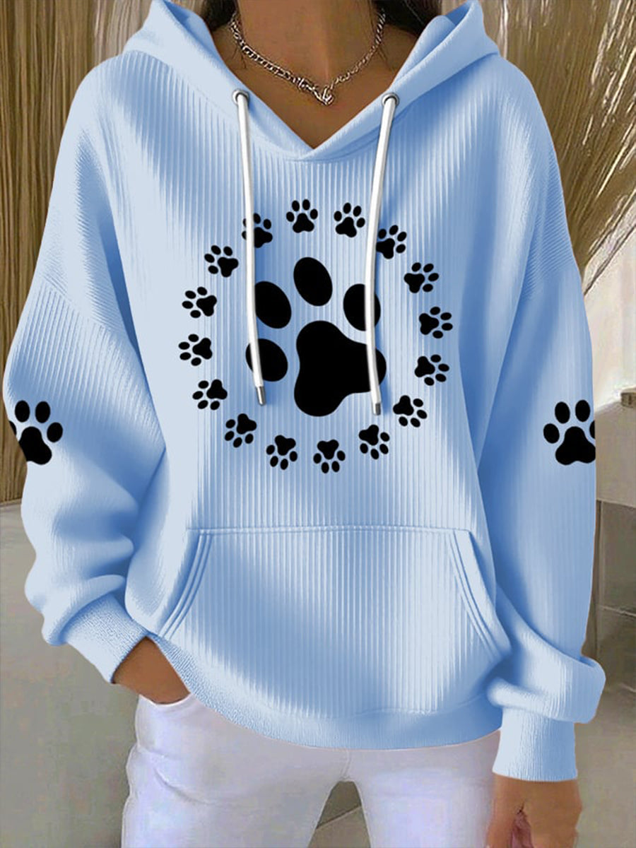 Women's Cute Dog Paws Hoodie