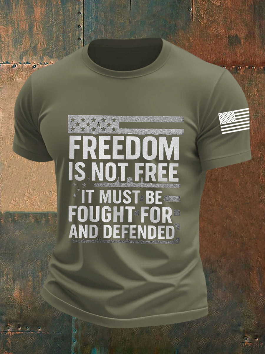 Men's Freedom Is Not Free R.I.P Charlie Kirk Tee