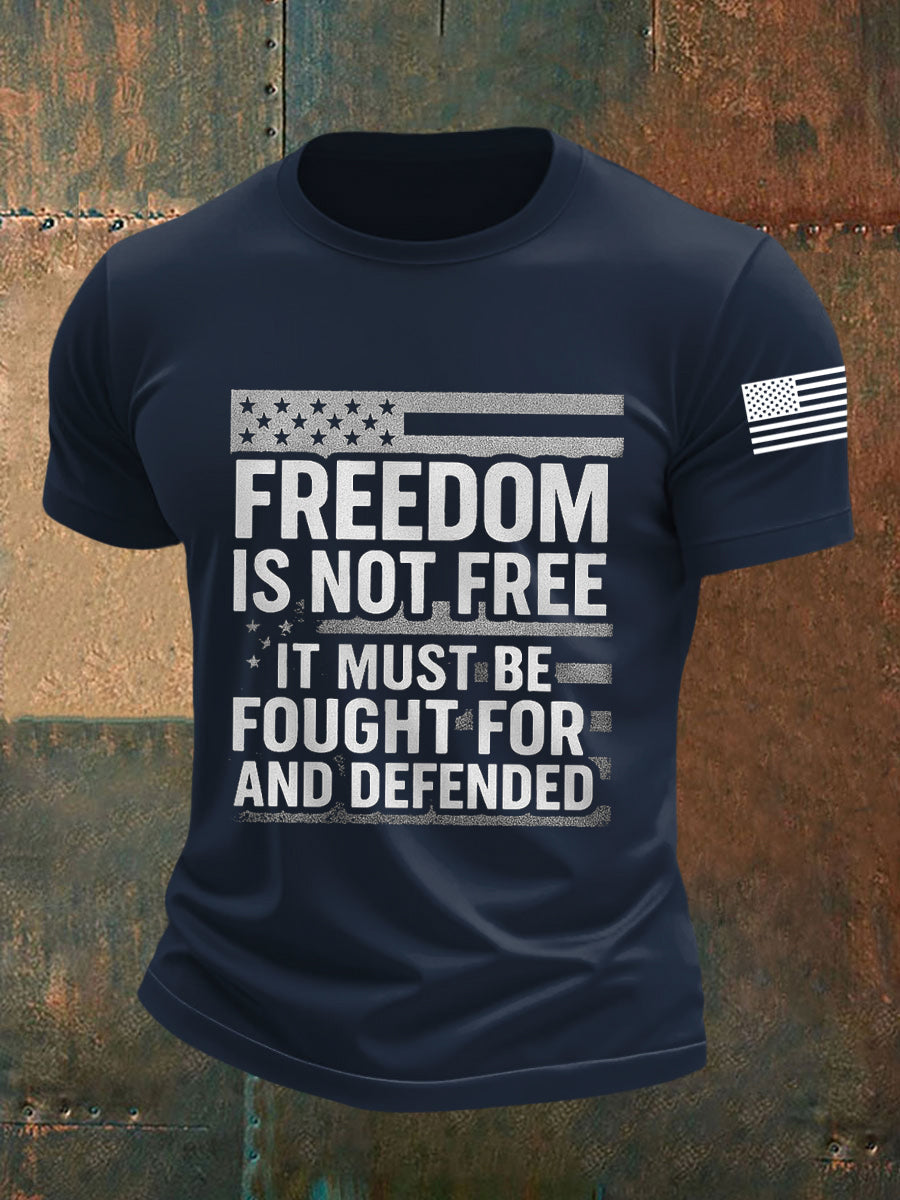 Men's Freedom Is Not Free R.I.P Charlie Kirk Tee