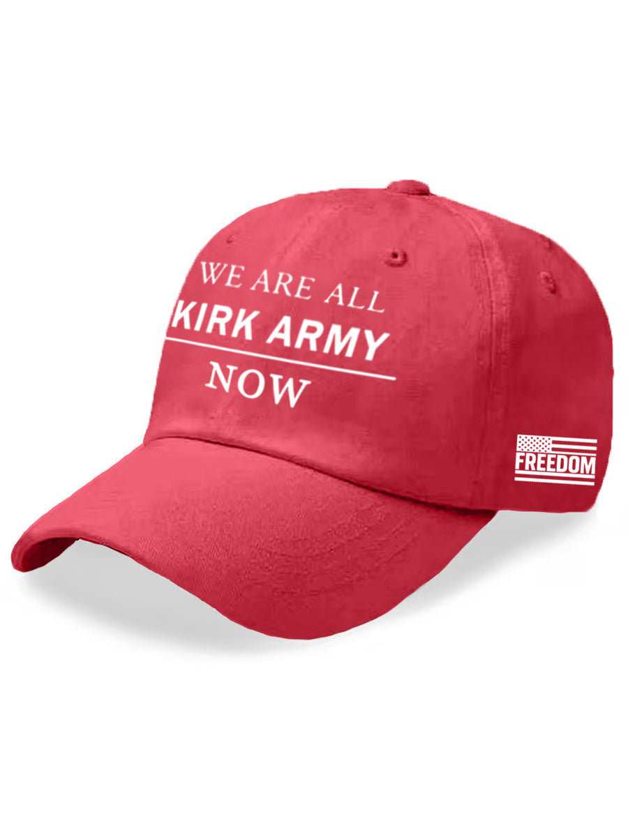 Unisex We Are All Charlie Kirk Army Now! R.I.P Charlie Kirk Hat