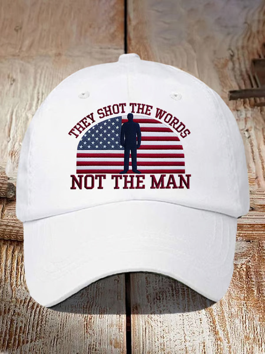 Unisex Turning Point USA Trump Charlie Kirk Commemorative Print Slouch Hat