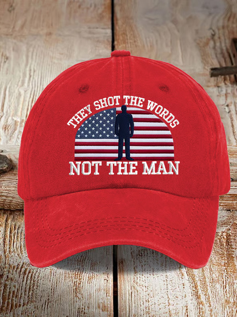 Unisex Turning Point USA Trump Charlie Kirk Commemorative Print Slouch Hat