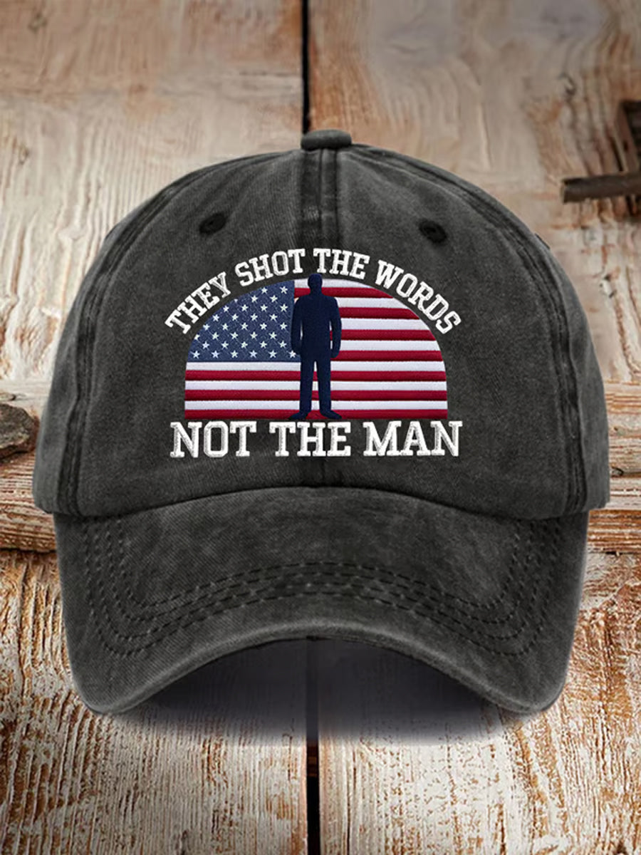 Unisex Turning Point USA Trump Charlie Kirk Commemorative Print Slouch Hat