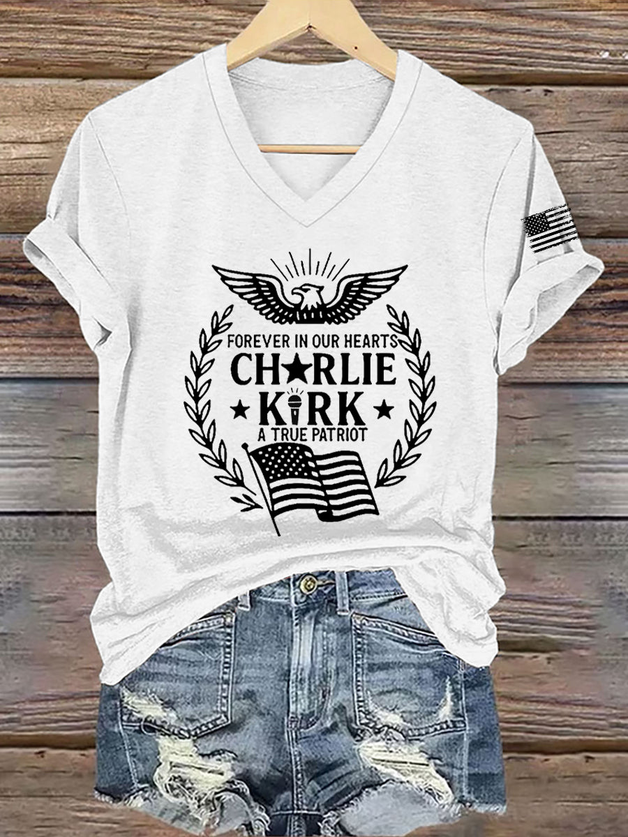 Women's R.I.P Charlie Kirk Short Sleeve T-Shirt