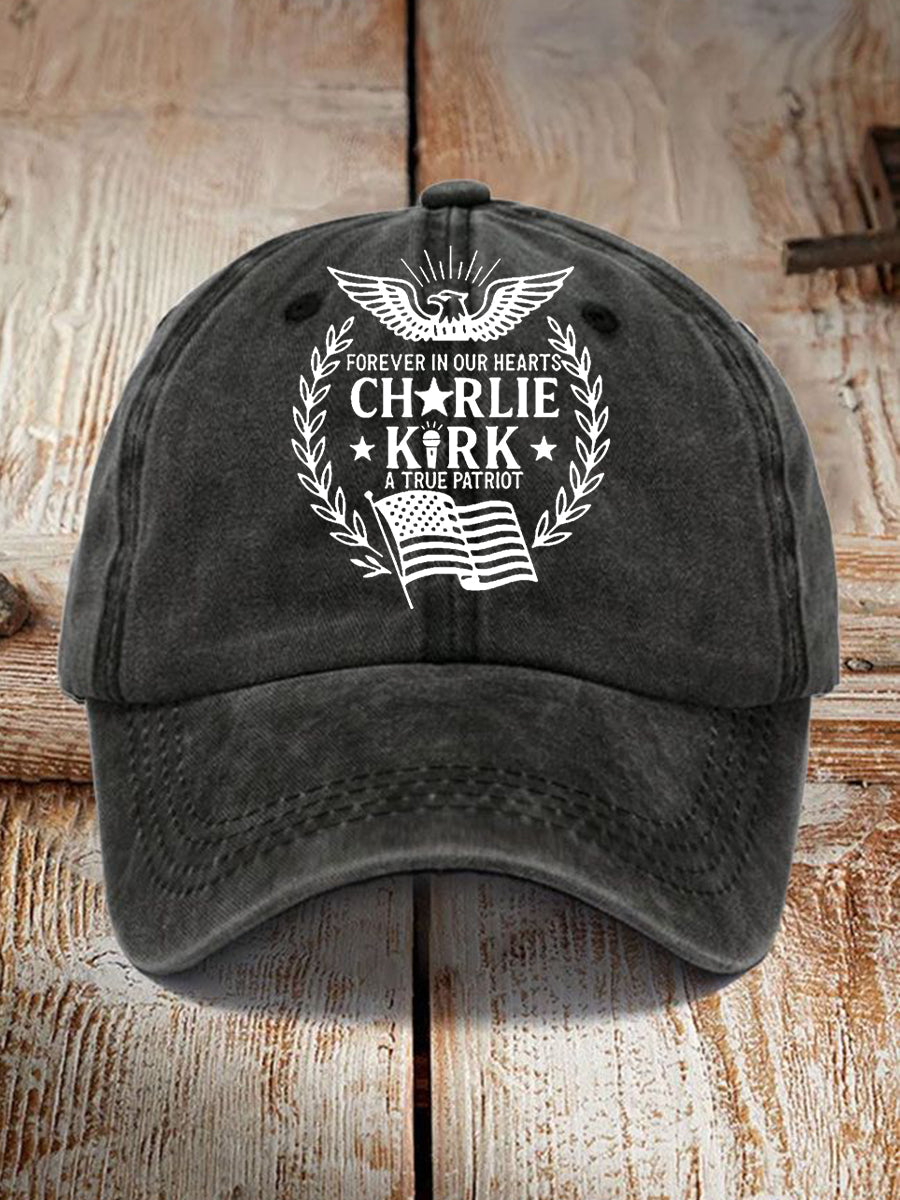Unisex R.I.P Charlie Kirk Print Hat