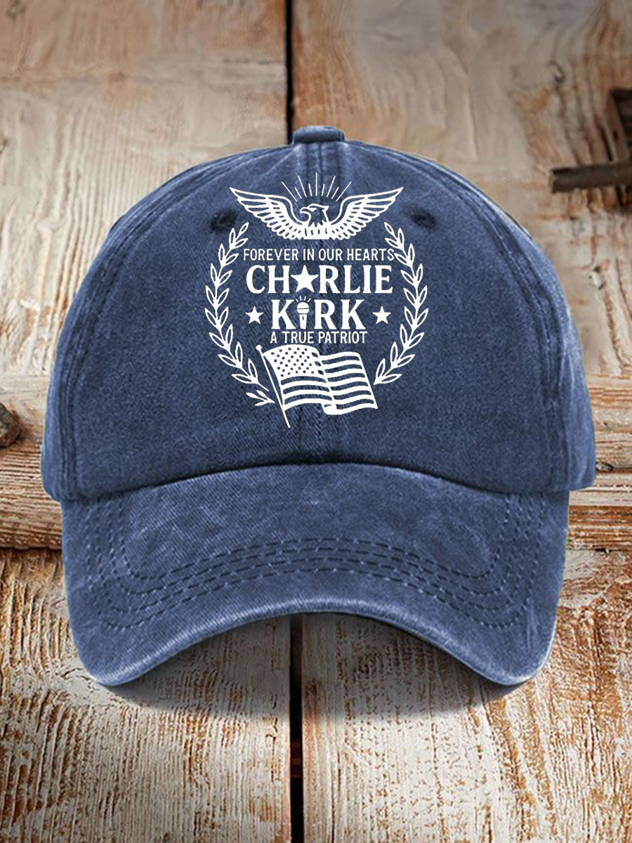 Unisex R.I.P Charlie Kirk Print Hat
