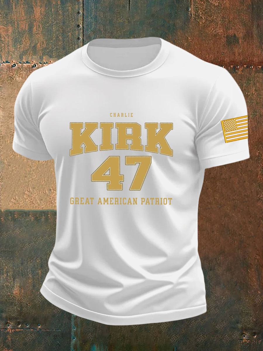 Men's Freedom Is Not Free R.I.P Charlie Kirk Short Sleeve T-shirt