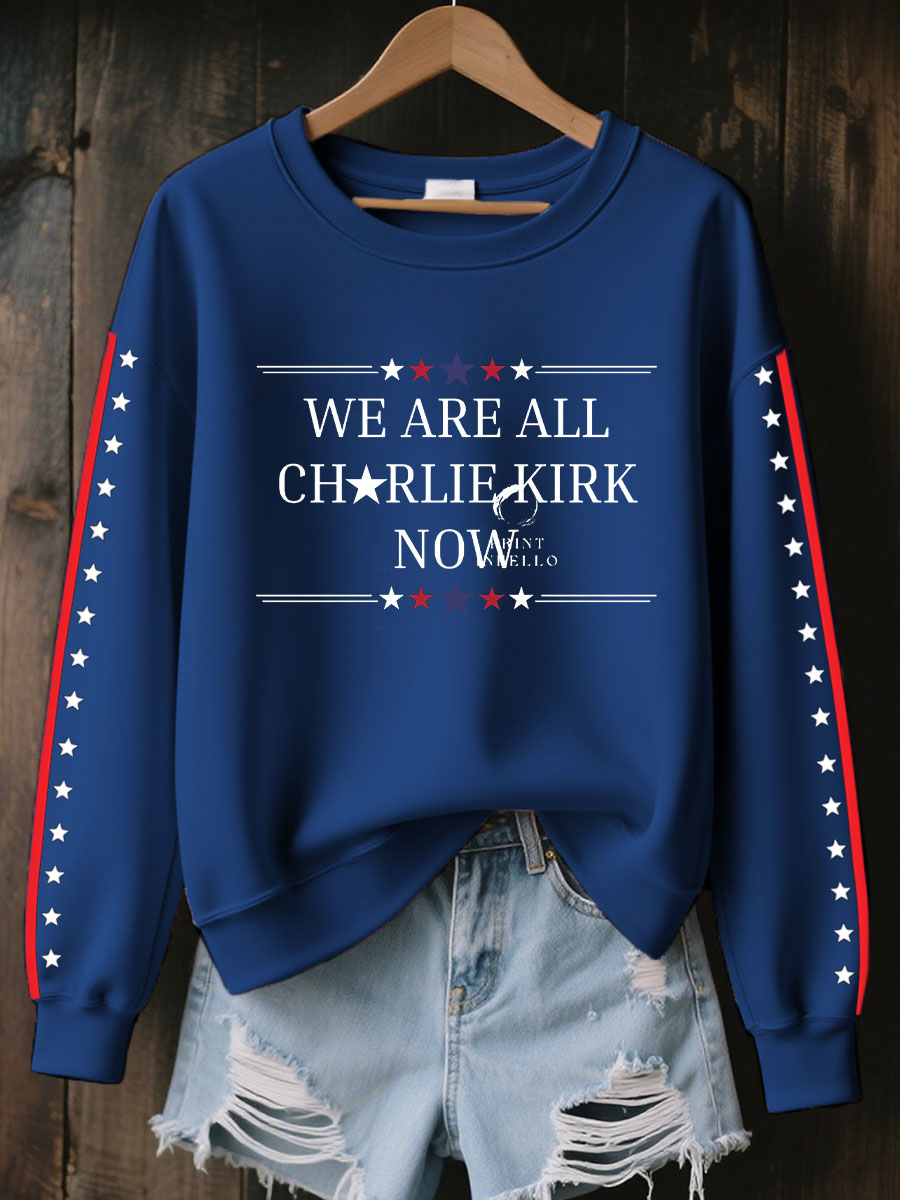 Women's Freedom Printed Casual Sweatshirt