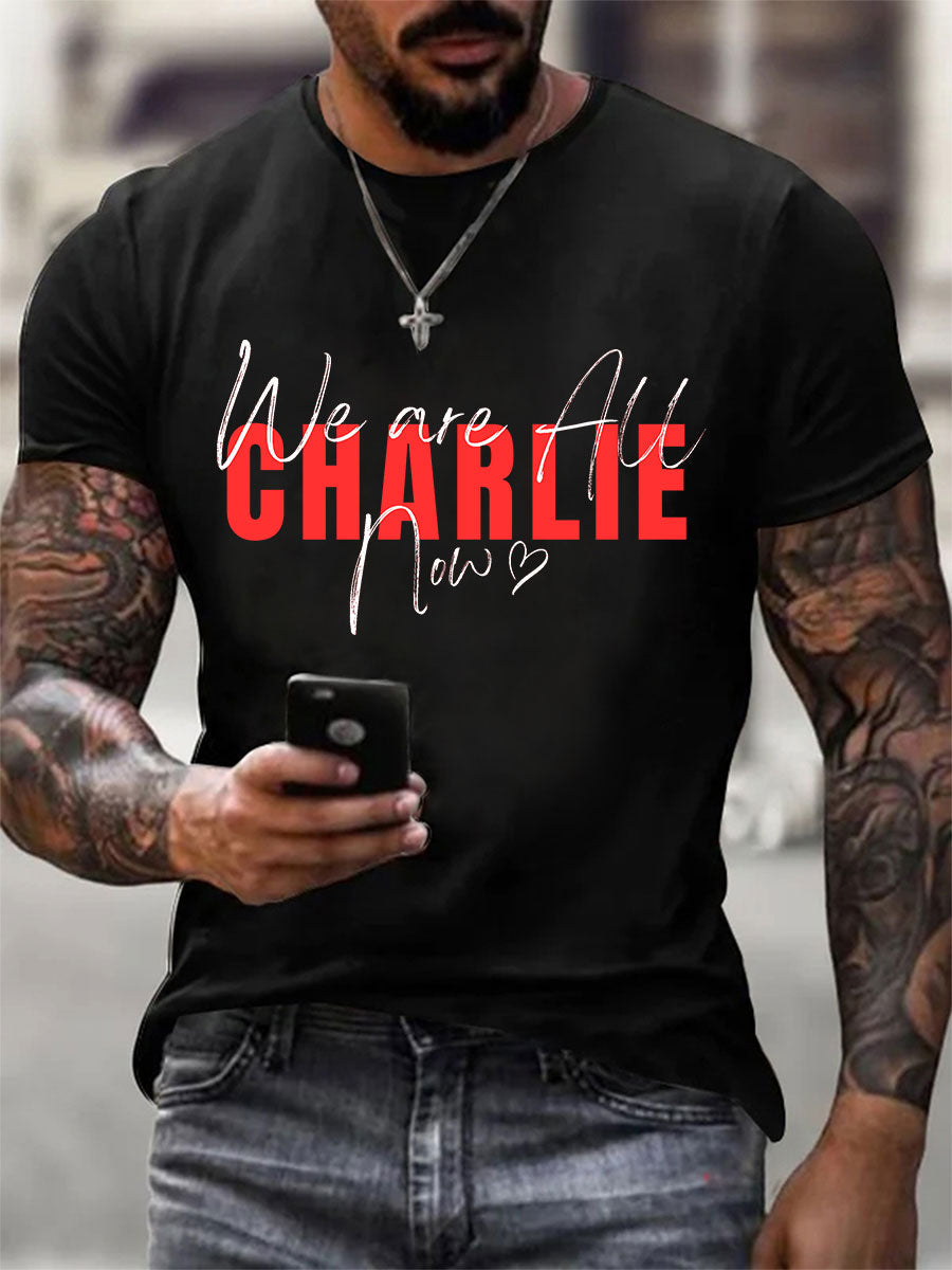 Men's A True Patriot Printed Casual T-Shirt