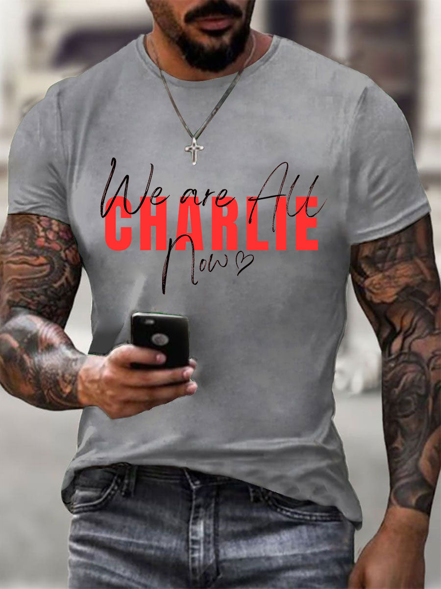 Men's A True Patriot Printed Casual T-Shirt