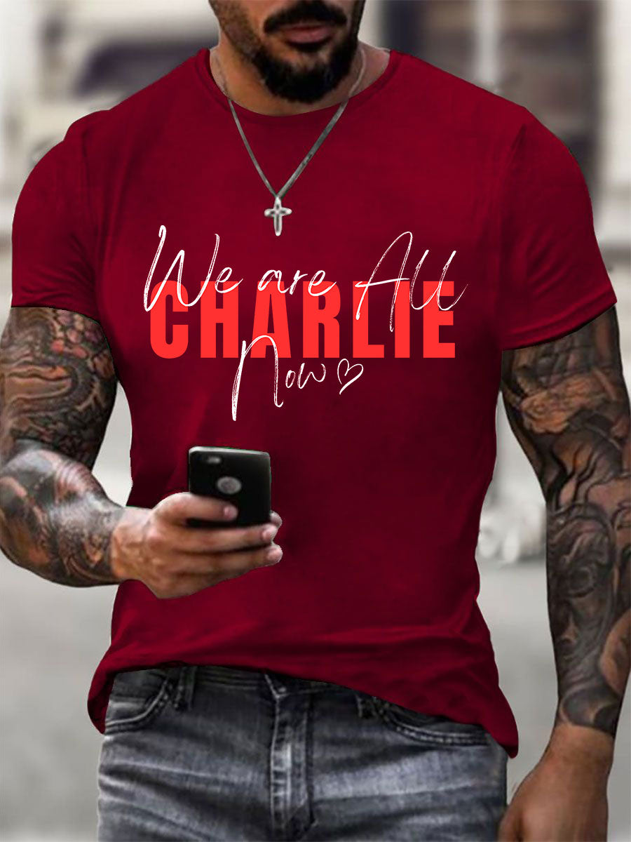 Men's A True Patriot Printed Casual T-Shirt