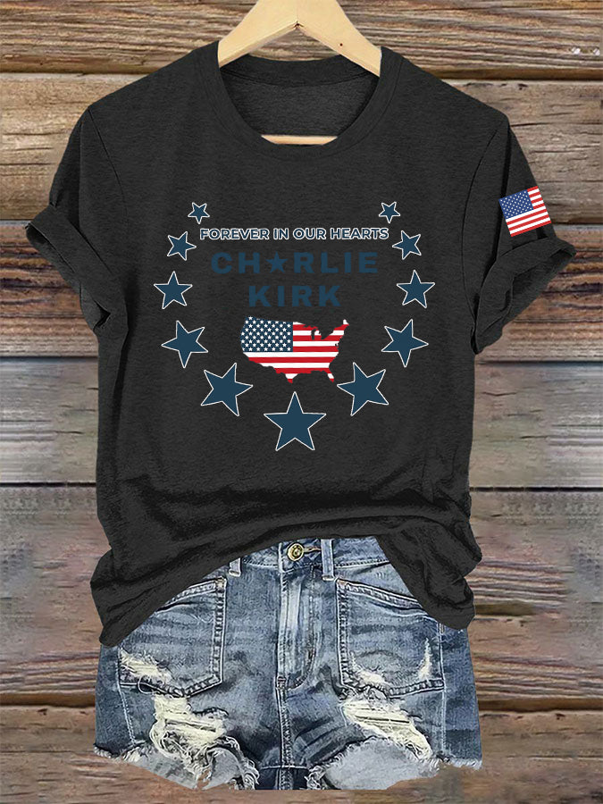 Women's Charlie Kirk Printed T-shirt