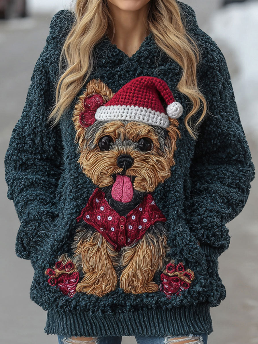 Women’s Christmas Dog tops As picture / S