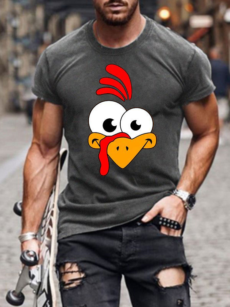 Men's Thanksgiving Turkey Short-sleeved T-shirt