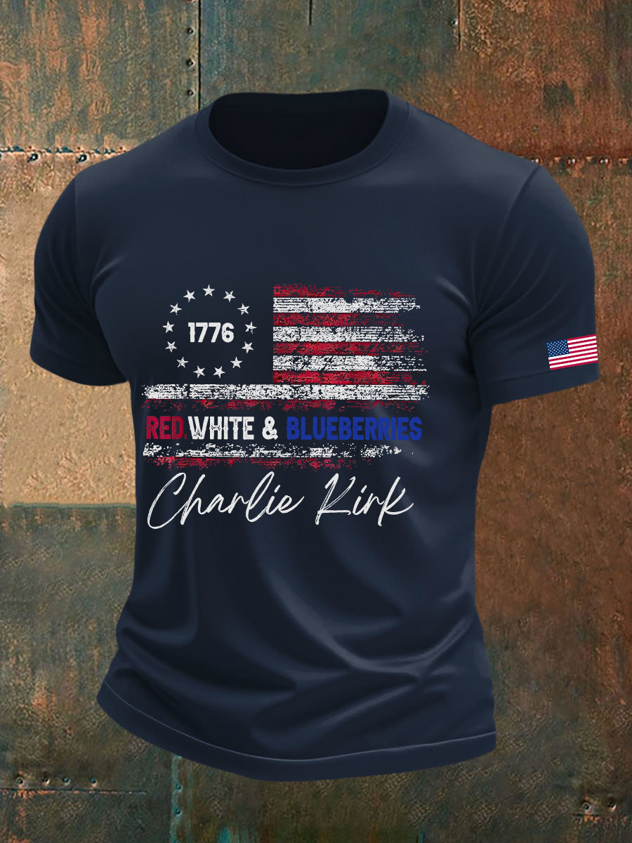 Men's 'Red White & Blueberries' T-shirt