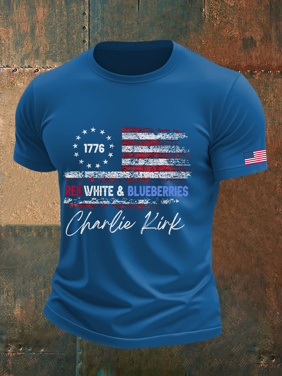 Men's 'Red White & Blueberries' T-shirt