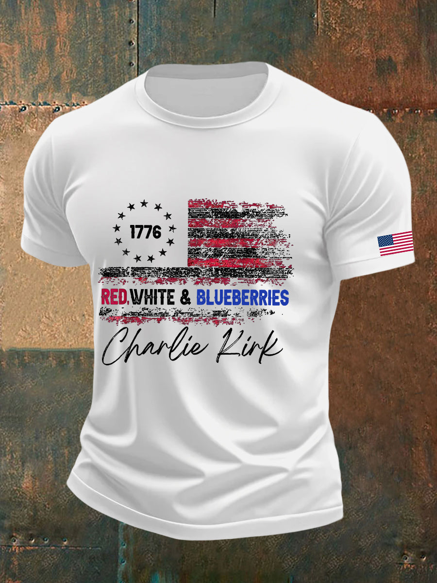 Men's 'Red White & Blueberries' T-shirt