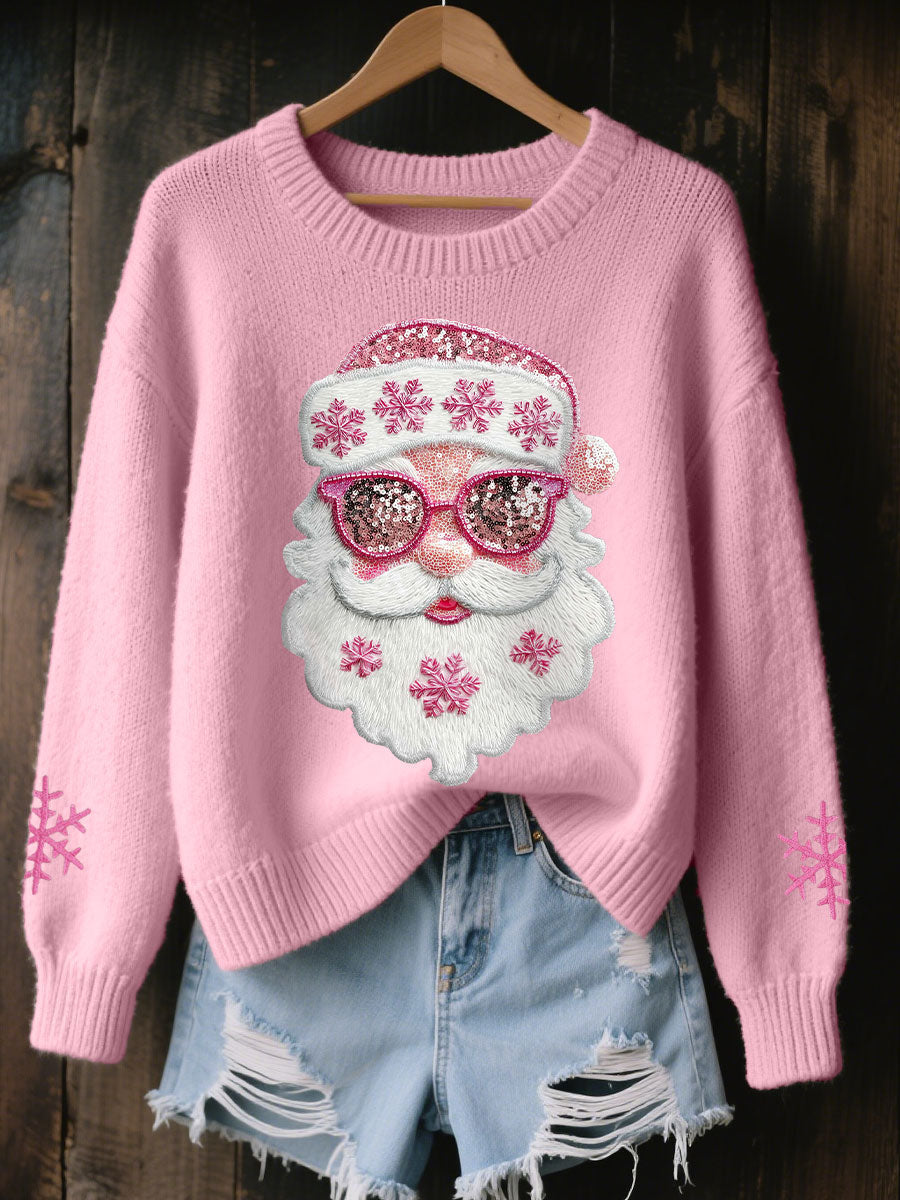 Women’s pink Santa Claus tops Pink / S
