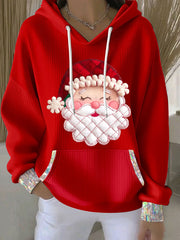 Women’s Santa Claus hoodies Red / S