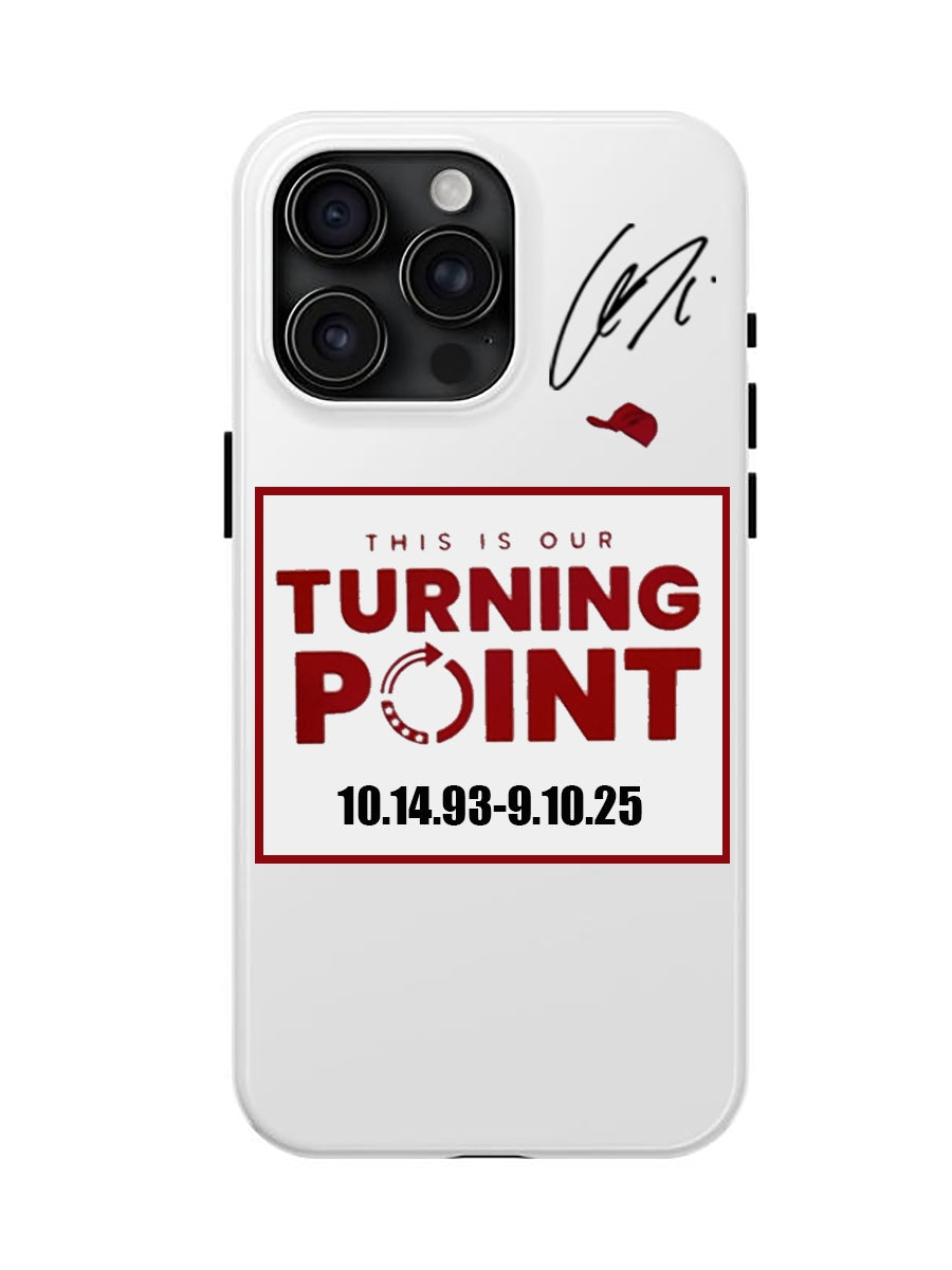 Unisex Charlie Kirk TURNING POINT USA iPhone Case