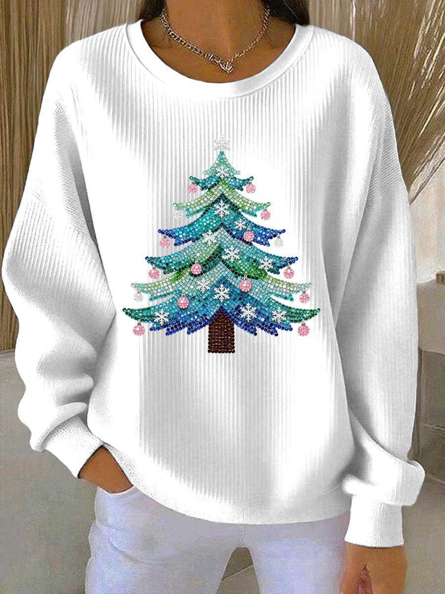 Women's Christmas Print Casual Sweatshirt