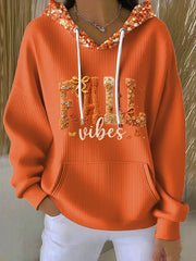 Women’s Thanksgiving Fall Casual Crewneck Pullover Multicolour / S
