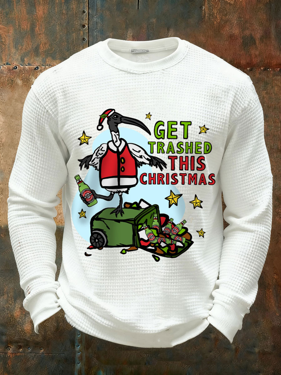 Men's Get Trashed This Christmas Long Sleeve T-Shirts