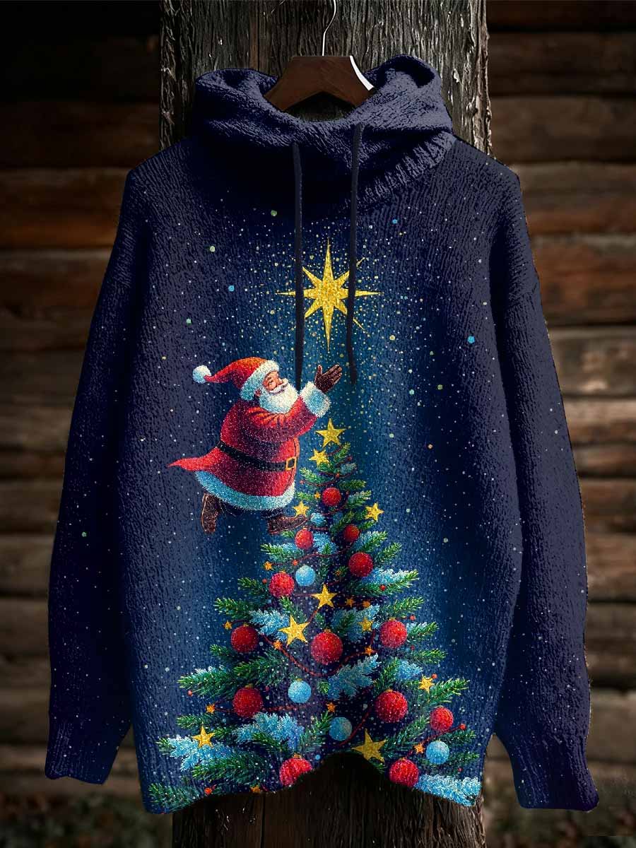 Gorgeous Christmas Print Casual Hoodie Sweatshirt