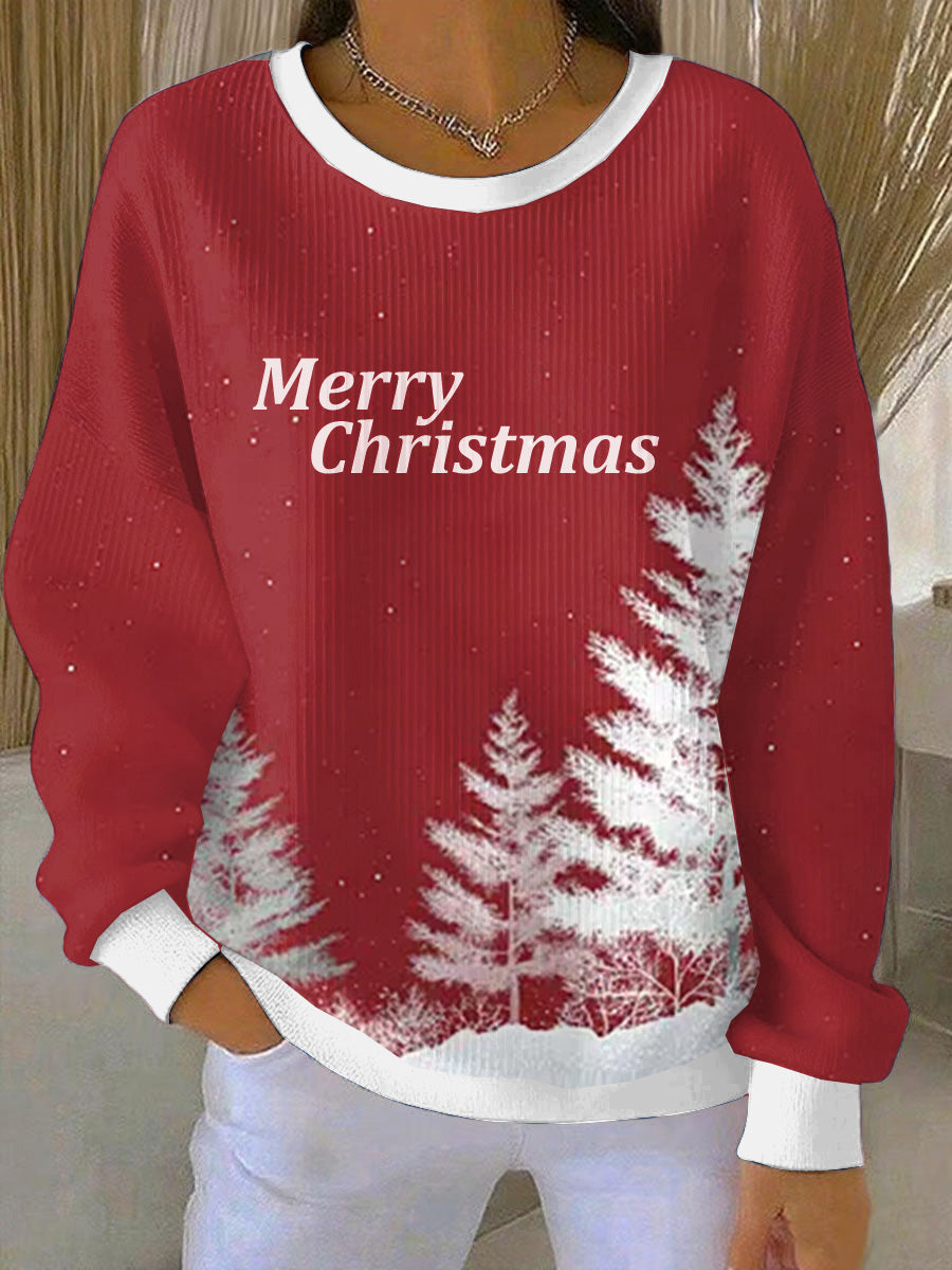 Women's Red Christmas Minimalist