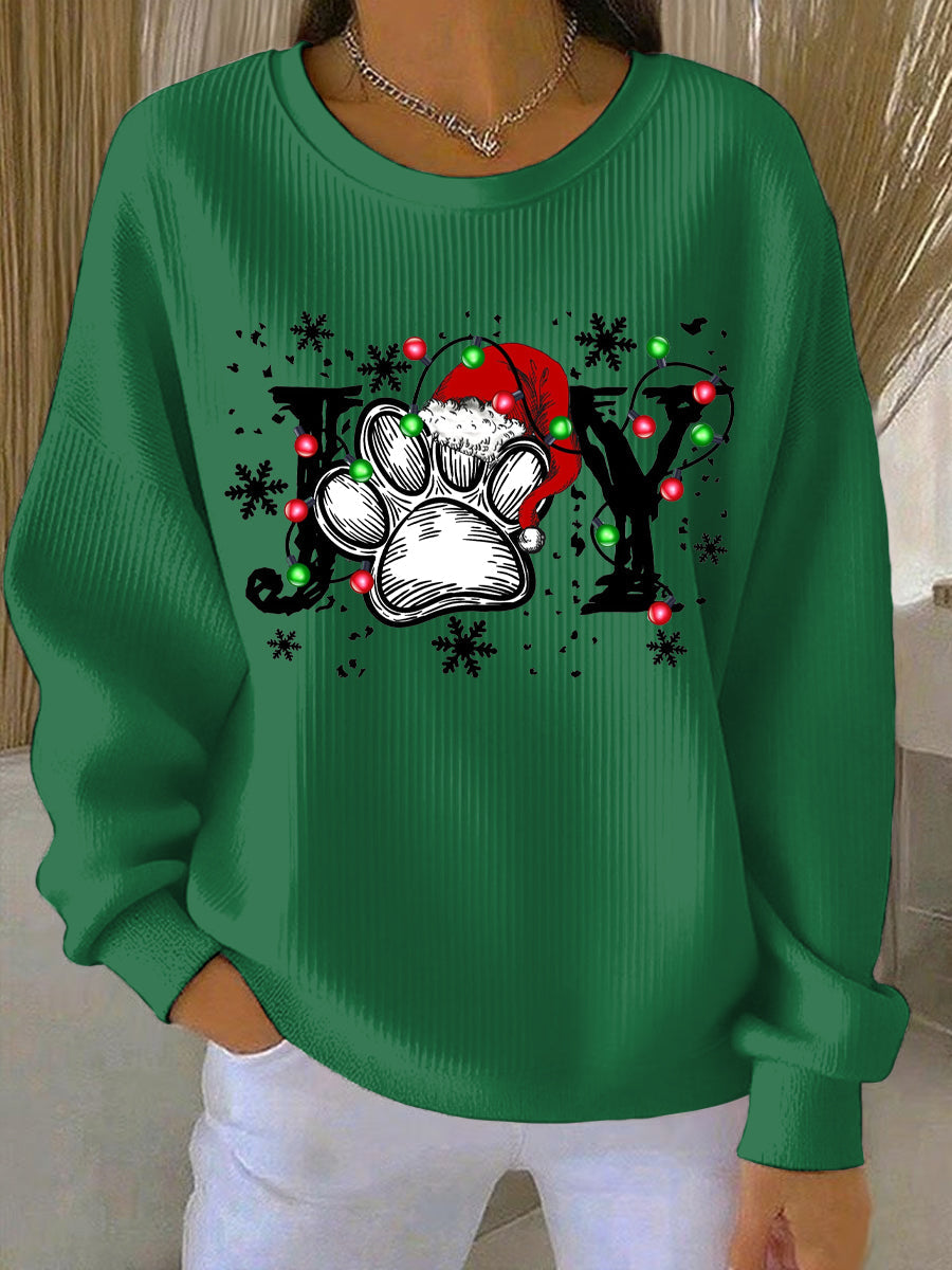 Women's Christmas Print Casual Sweatshirt