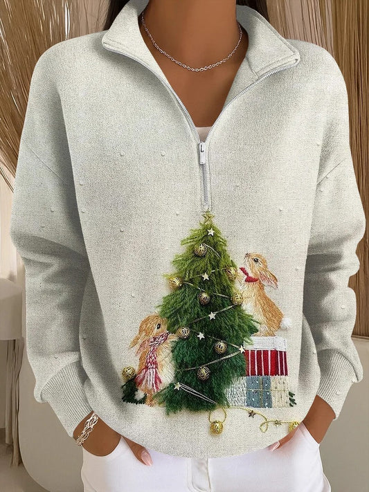 Women's Merry Christmas Print Sweatshirt