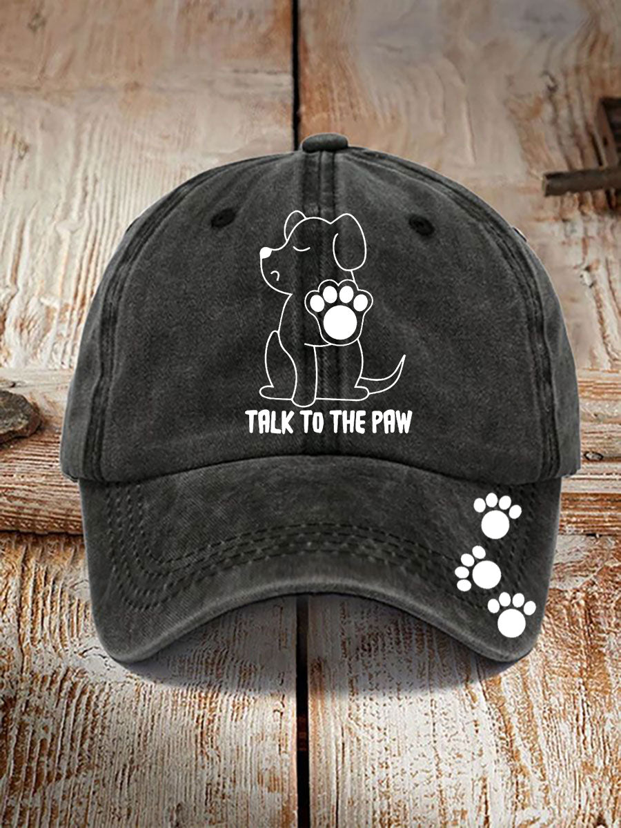 Talk to the paw unisex hats