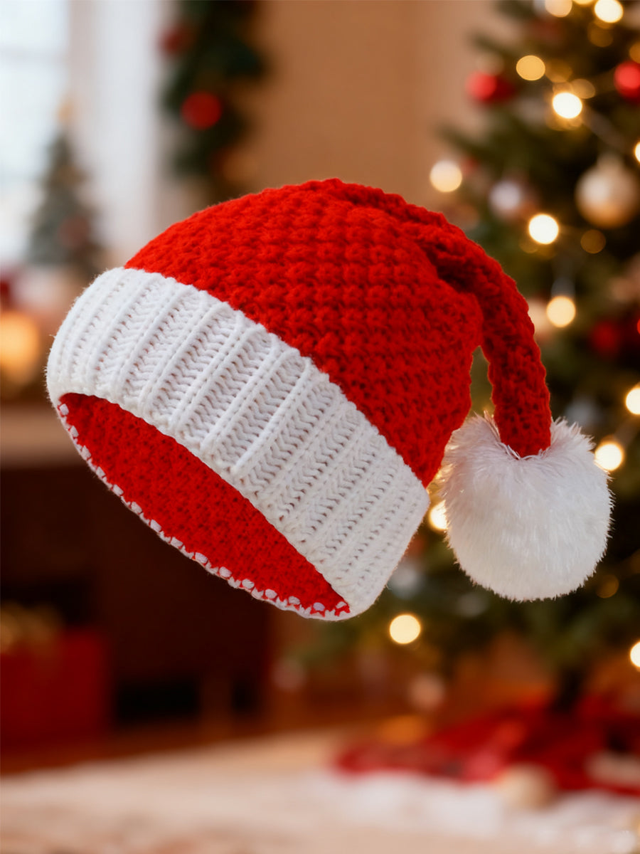 Unisex Knitted Christmas Hat