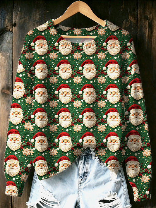 Women's Christmas Vibe Loose Casual Sweater