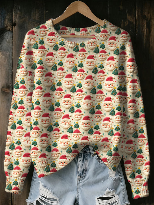 Women's Christmas Vibe Loose Casual Sweater