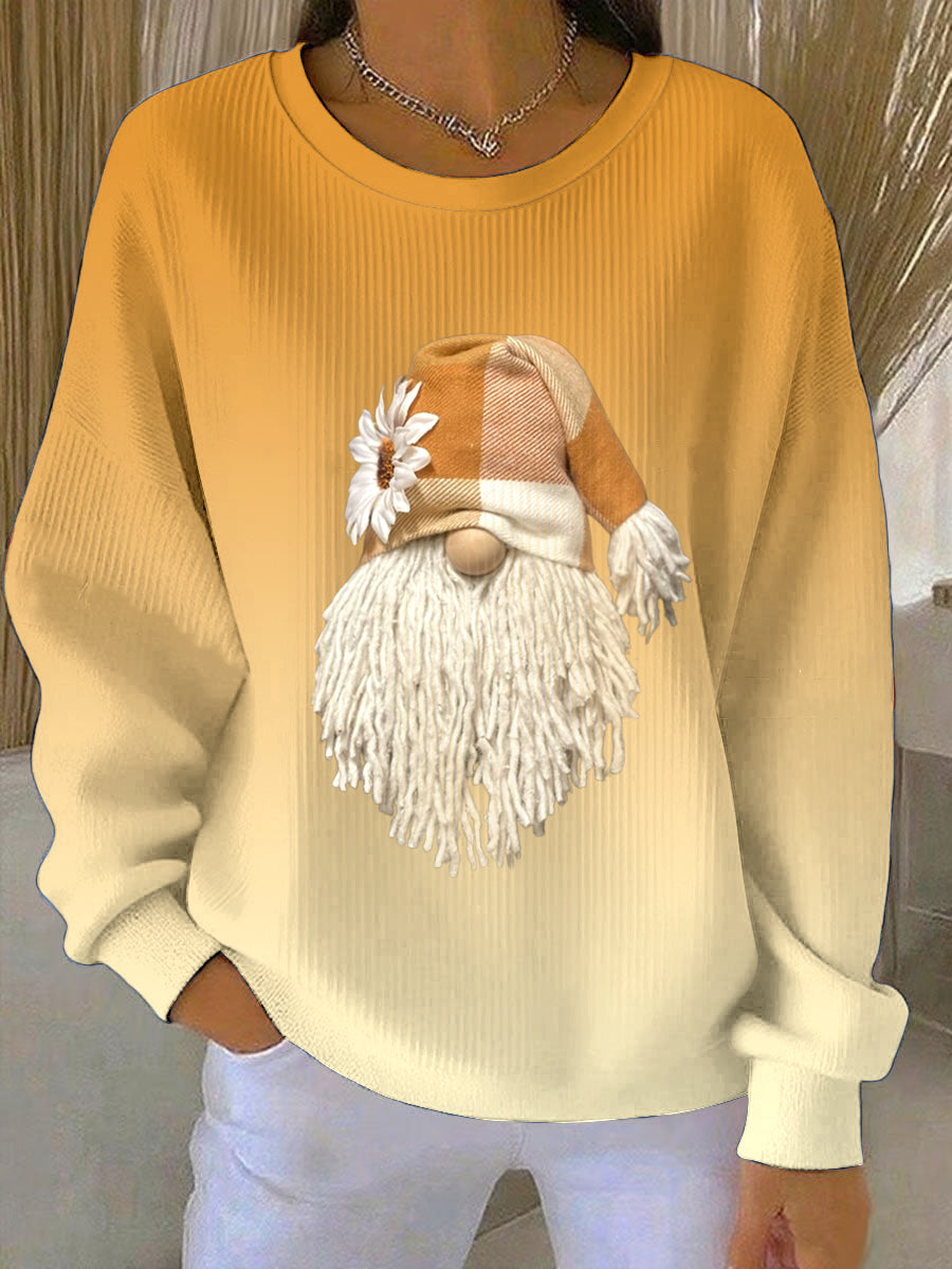 Women's Autumn Thanksgiving Loose-Fit Crewneck Pullover