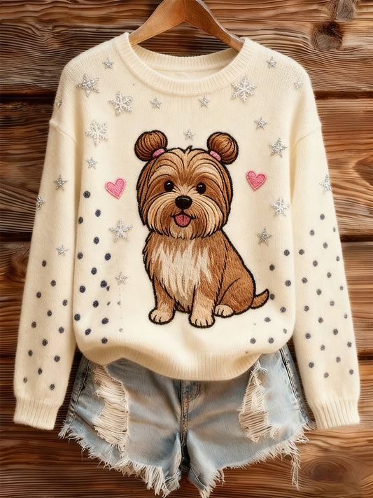 Women's Vintage Animal Art Print Casual Retro Hoodie